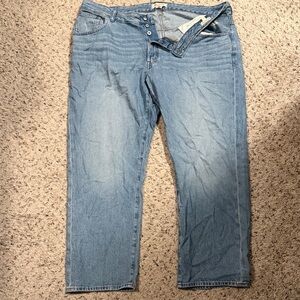 Madewell The Curvy Dean Easy Straight Jean